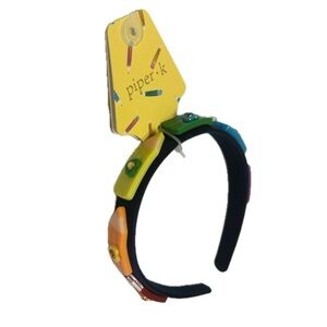 NWT ✏️ Piper K Teacher School Crayon Hair Headband